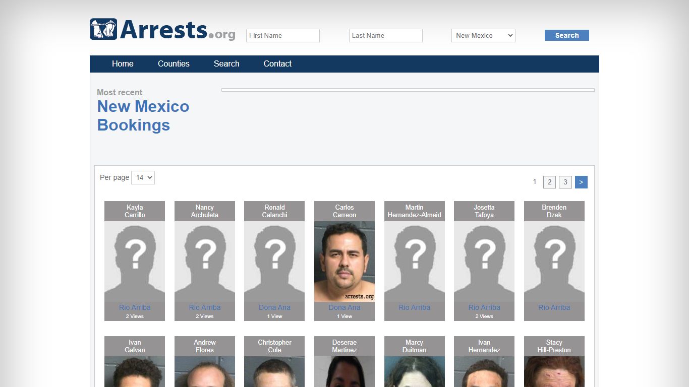 New Mexico Arrests and Inmate Search